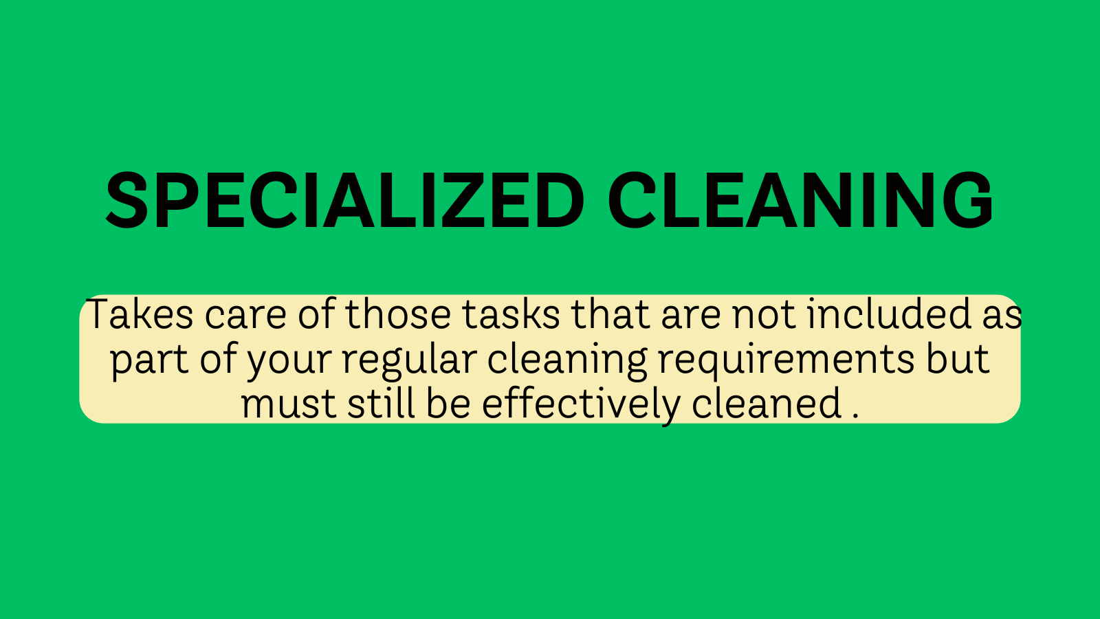 specialized cleaning services post